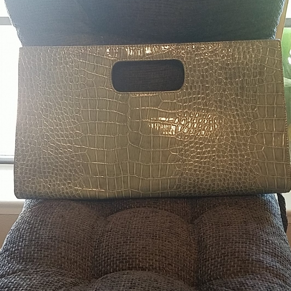 Faux leather bag. Gently used